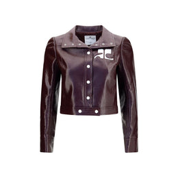 Courrèges Bordeaux Cotton Jacket