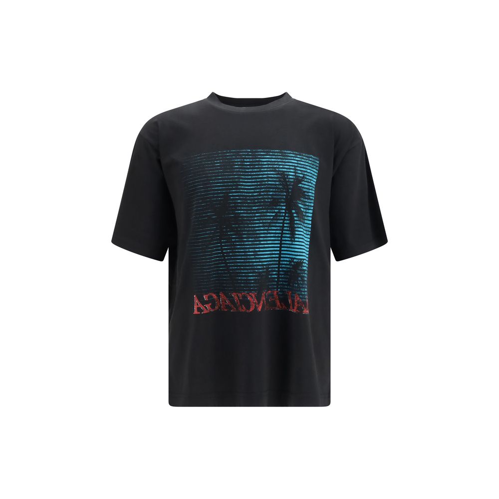 Balenciaga Schwarzes Baumwoll-T-Shirt