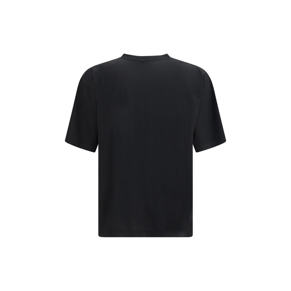 Balenciaga Schwarzes Baumwoll-T-Shirt