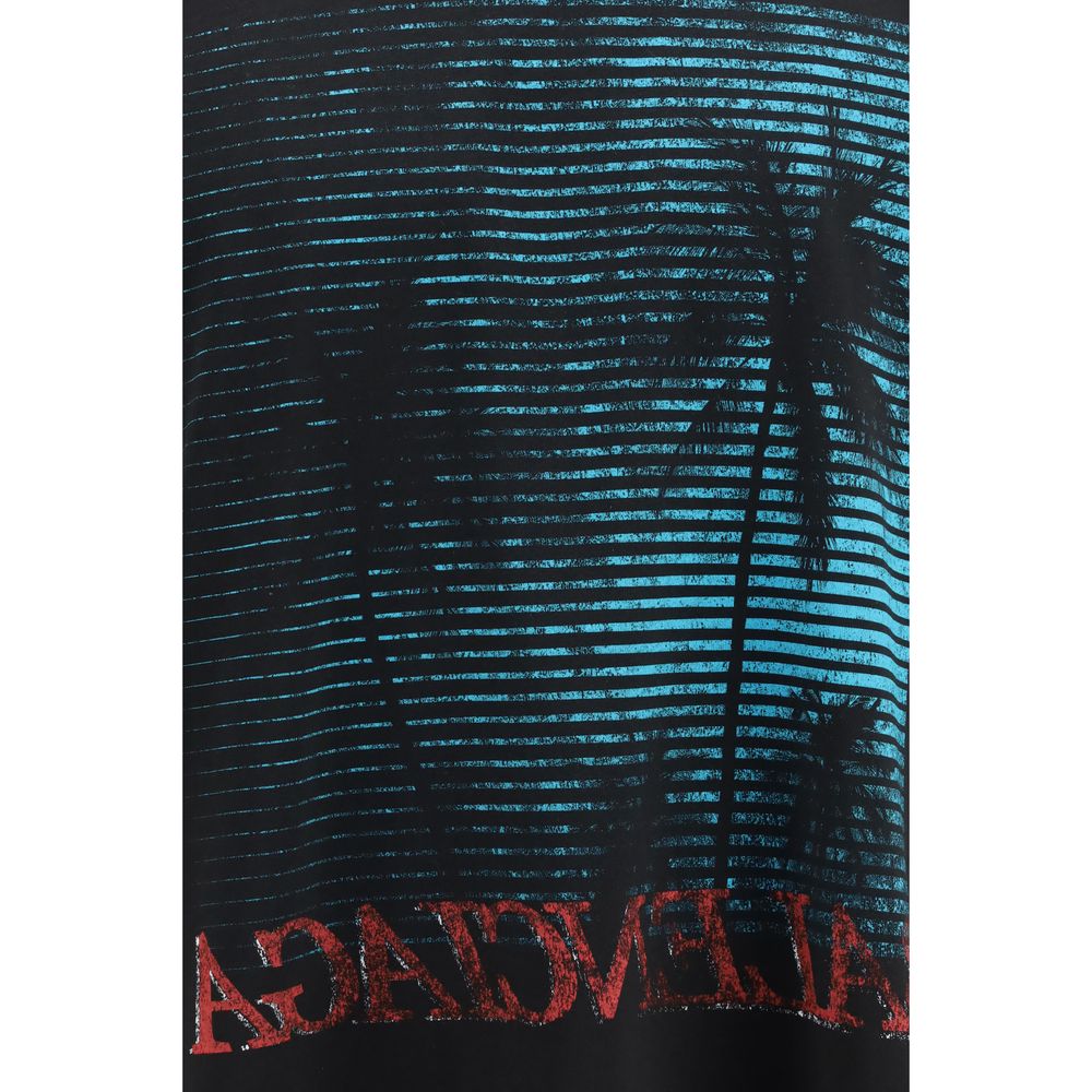Balenciaga Schwarzes Baumwoll-T-Shirt