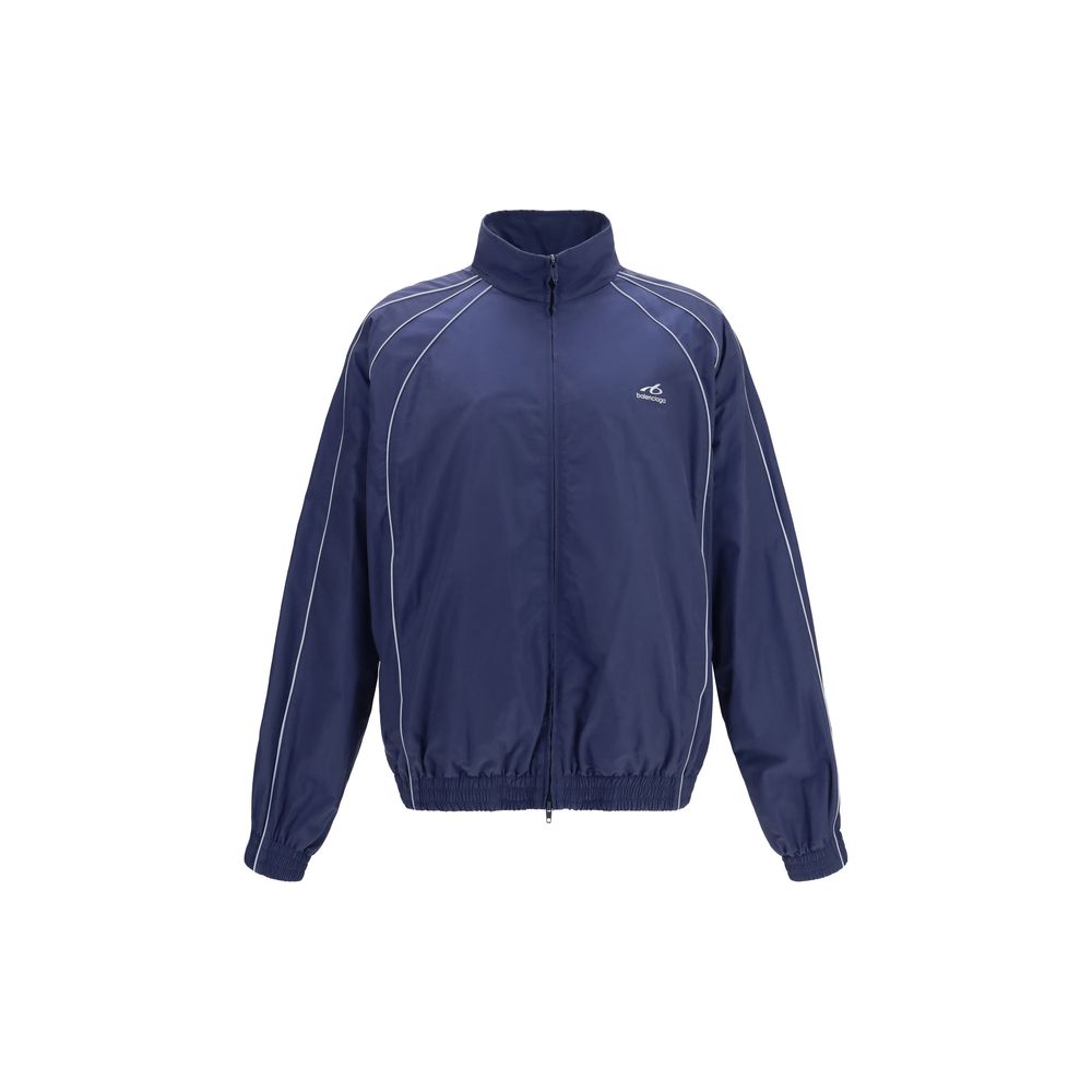 Balenciaga Blaue Baumwoll-Shell-Jacke