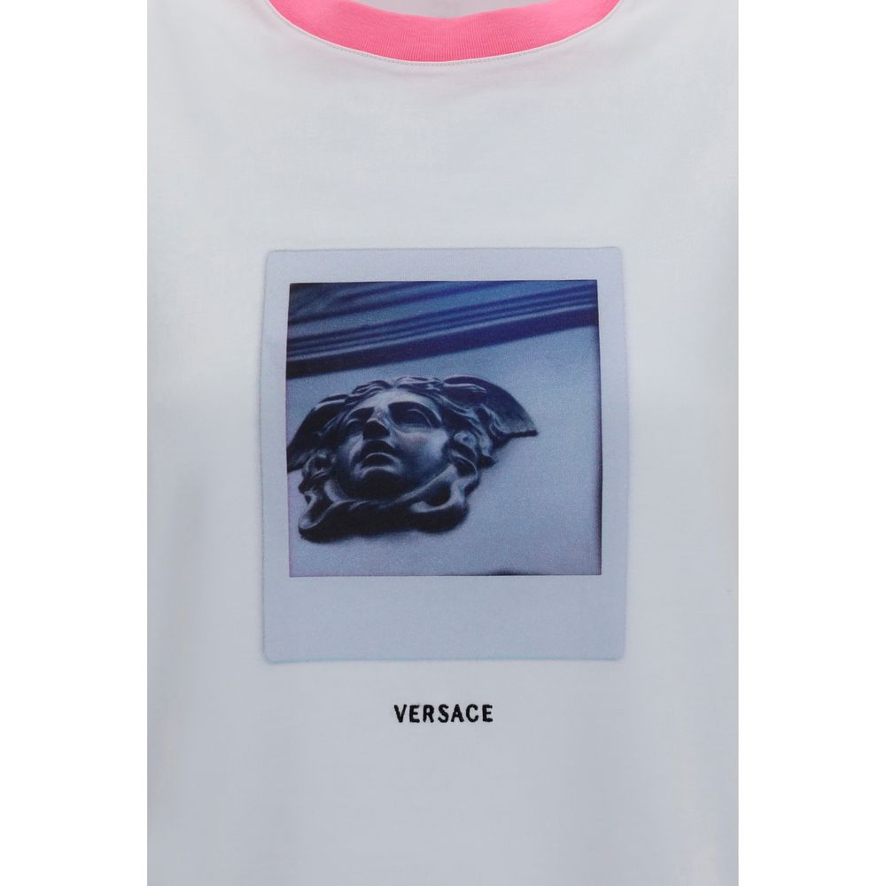Versace Weißes Baumwoll-T-Shirt