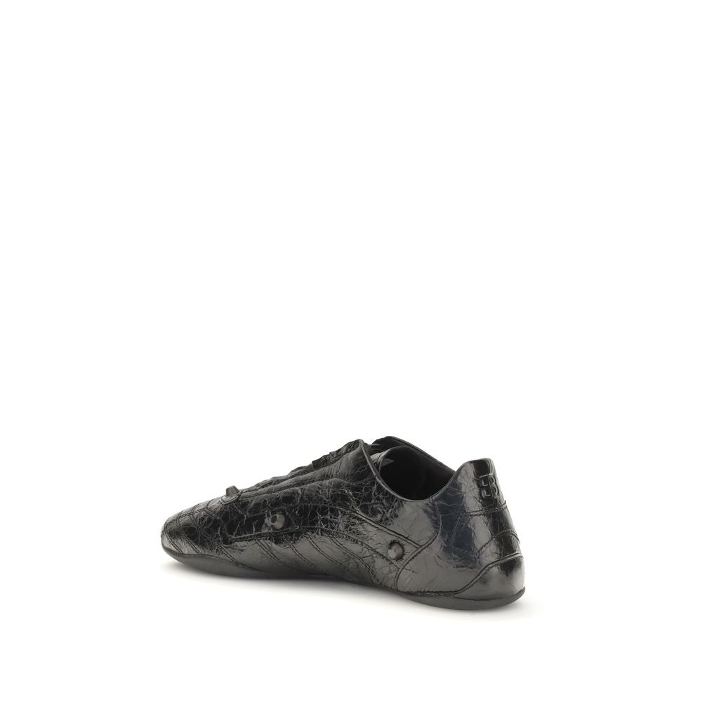 Balenciaga Schwarze Bos Taurus Kalbsleder Sneaker