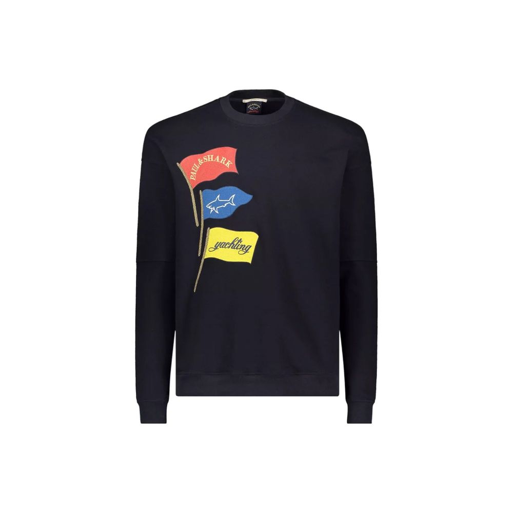 Paul & Shark Blauer Baumwoll-Sweatshirt
