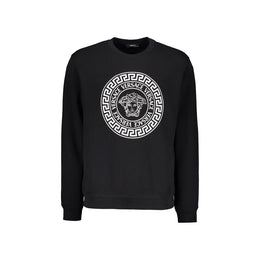 Versace Schwarzer Baumwoll-Sweatshirt