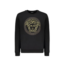 Versace Schwarzer Baumwoll-Sweatshirt