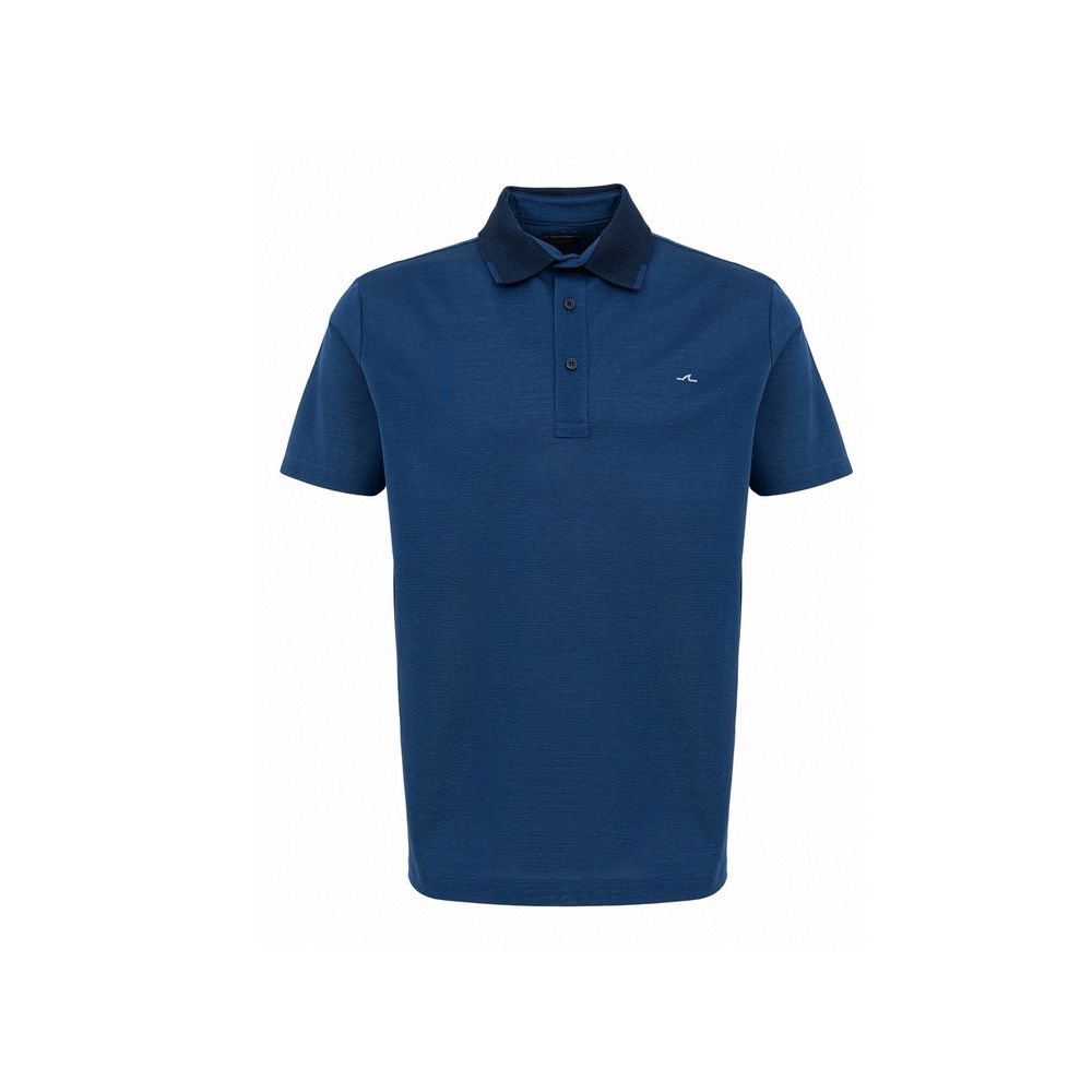 Paul & Shark Blaues Baumwoll-Polohemd