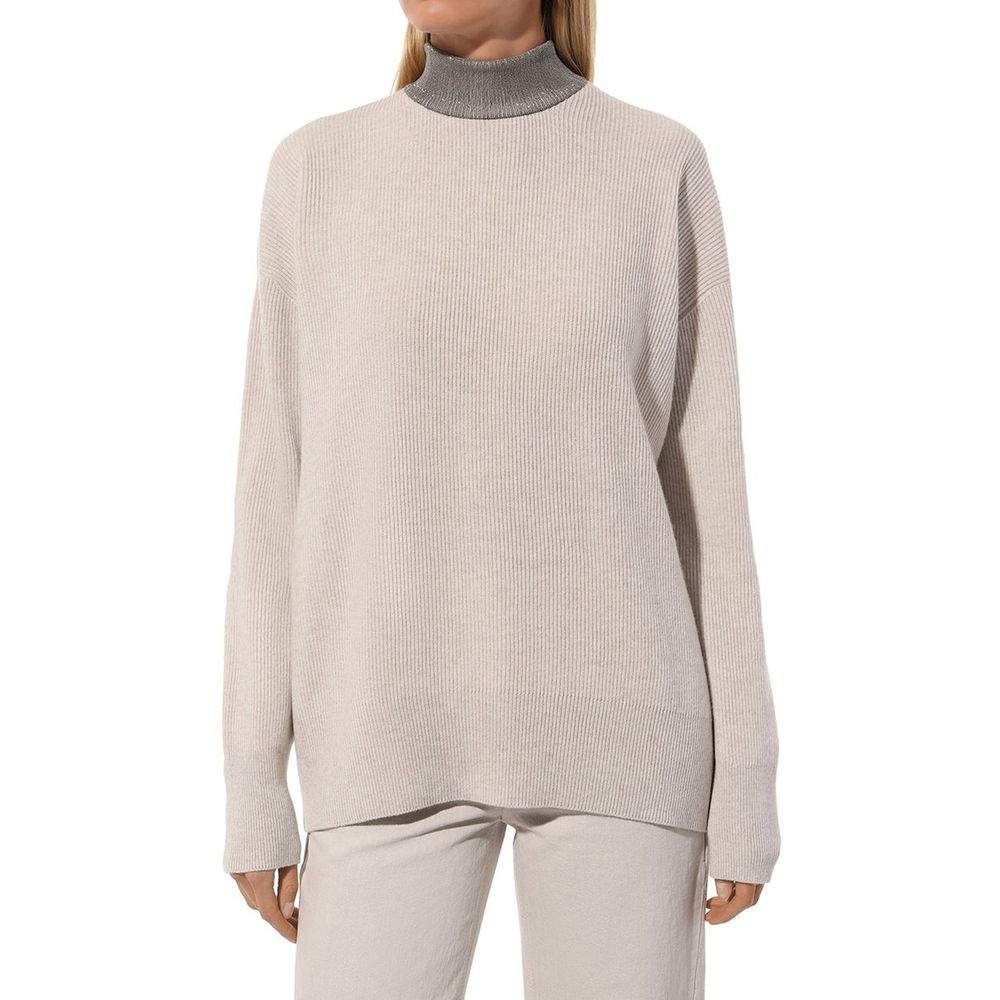 Brunello Cucinelli Beiger Kaschmirpullover