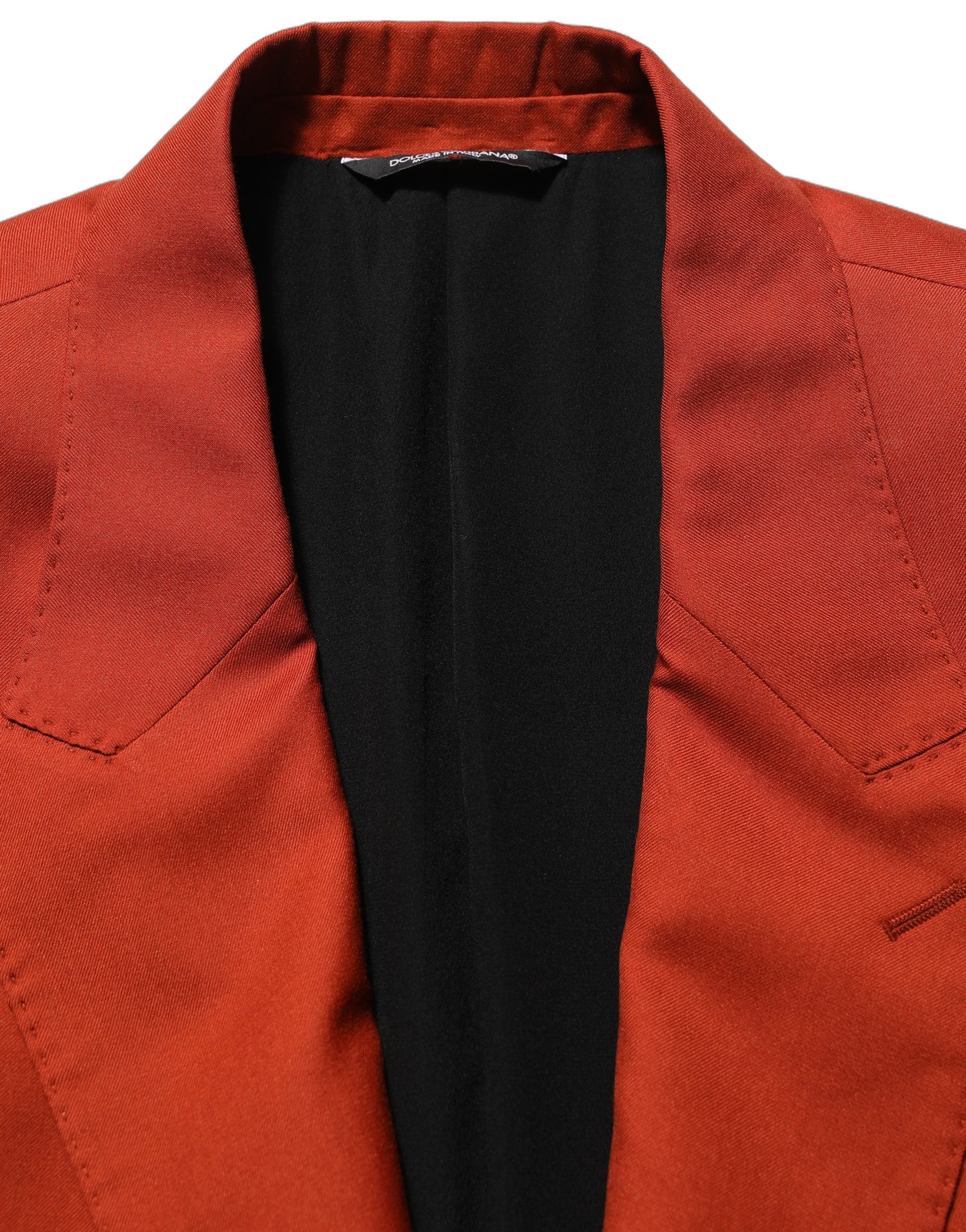Dolce & Gabbana Roter Kaschmir-Sakko mit Einreiher