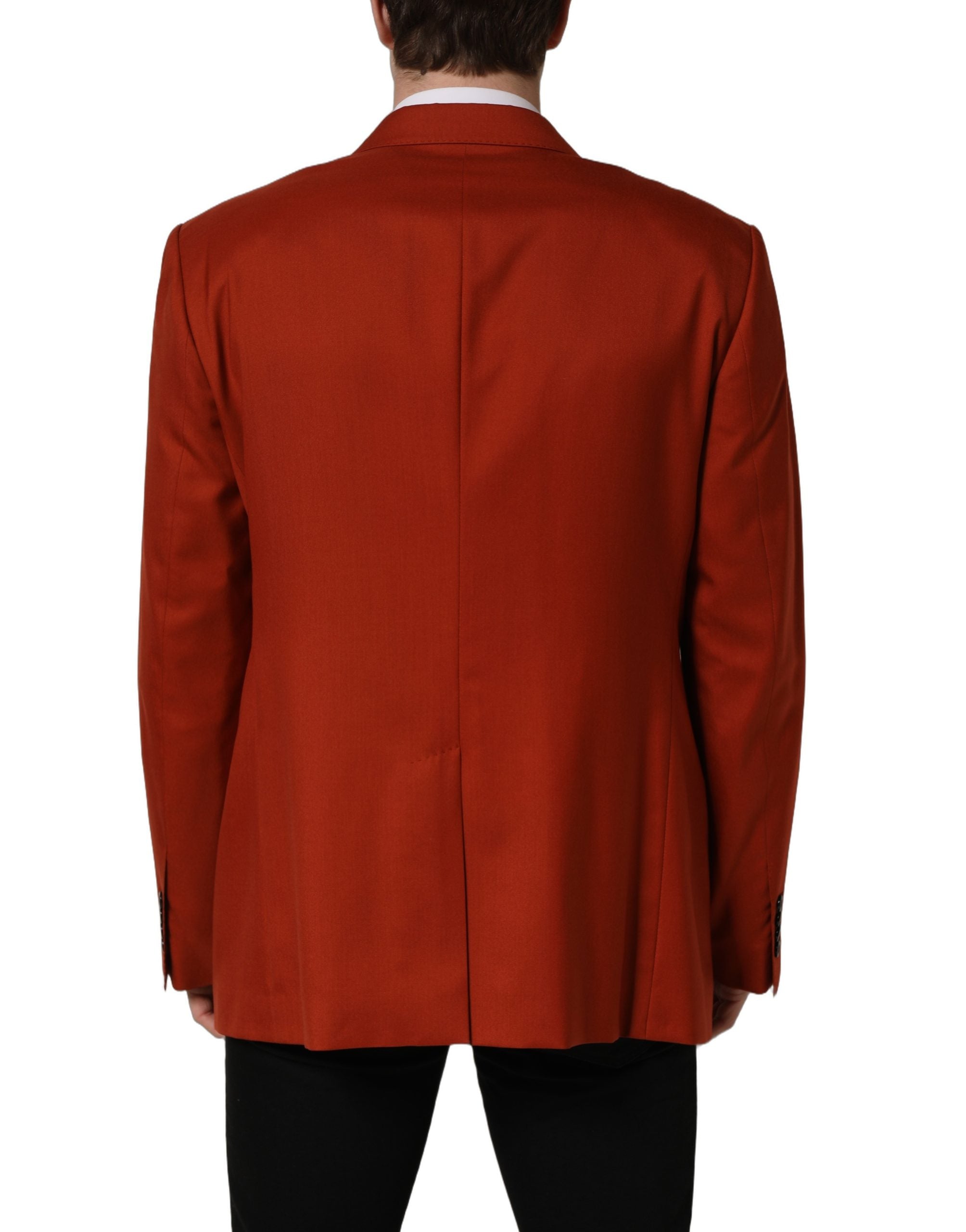 Dolce & Gabbana Roter Kaschmir-Sakko mit Einreiher