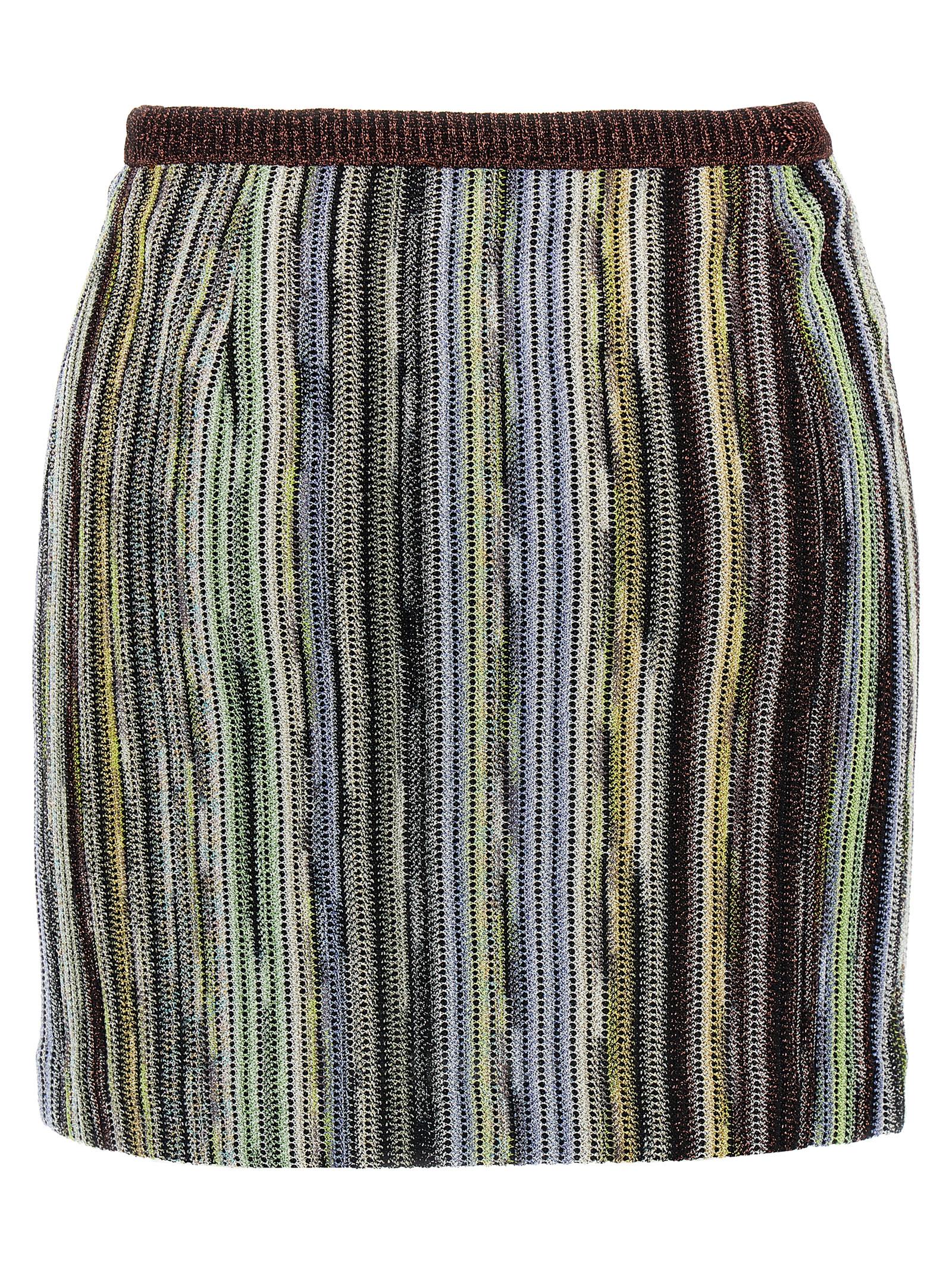 Missoni Mehrfarbiger Viskose-Maxirock