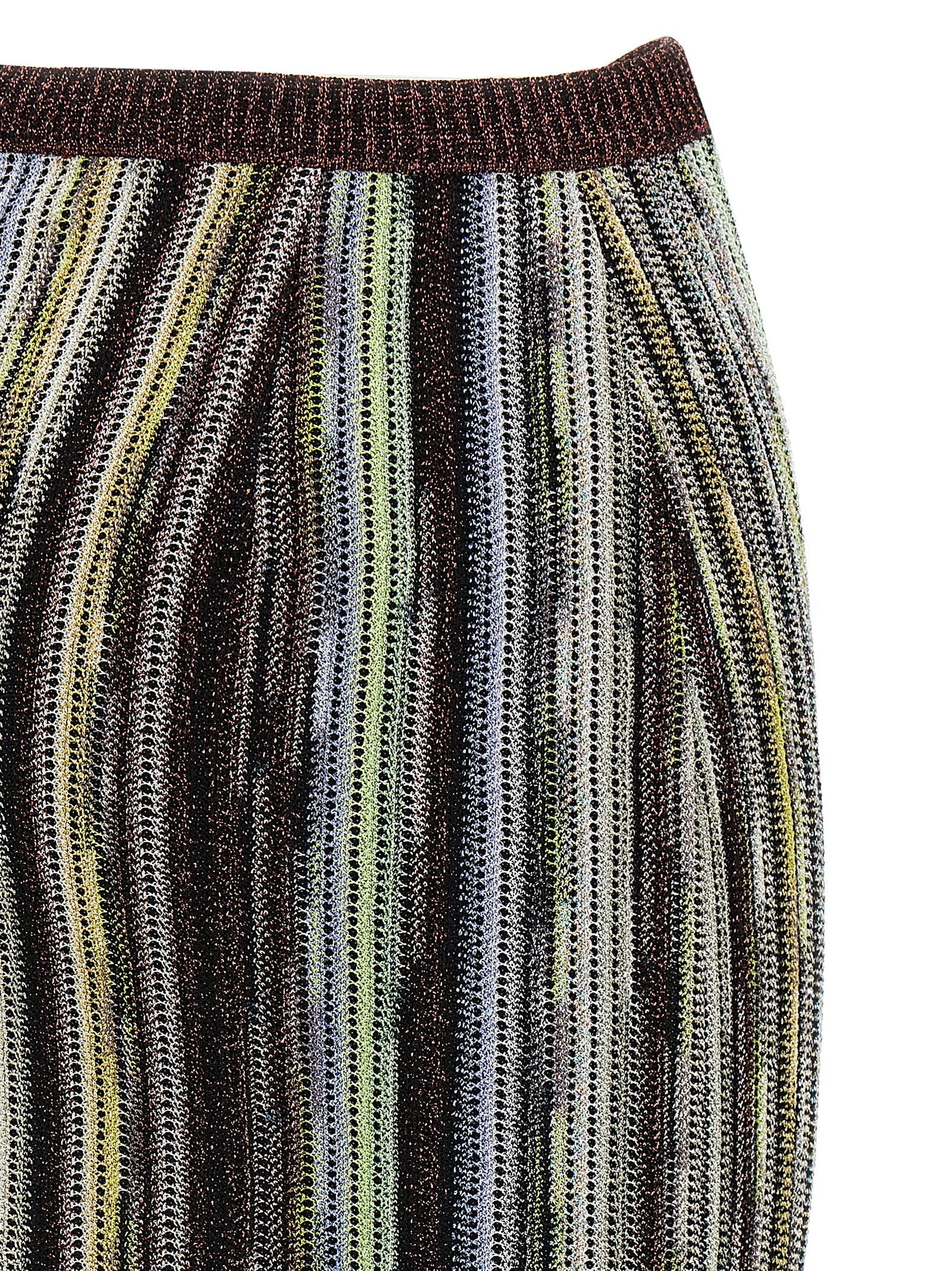 Missoni Mehrfarbiger Viskose-Maxirock