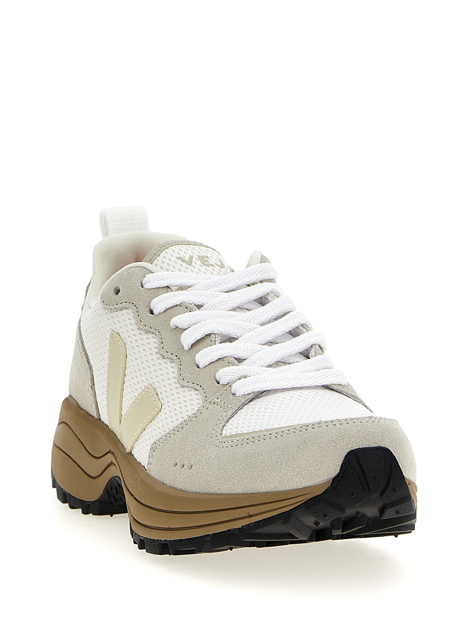 Veja Beige Sneaker aus recyceltem Polyester