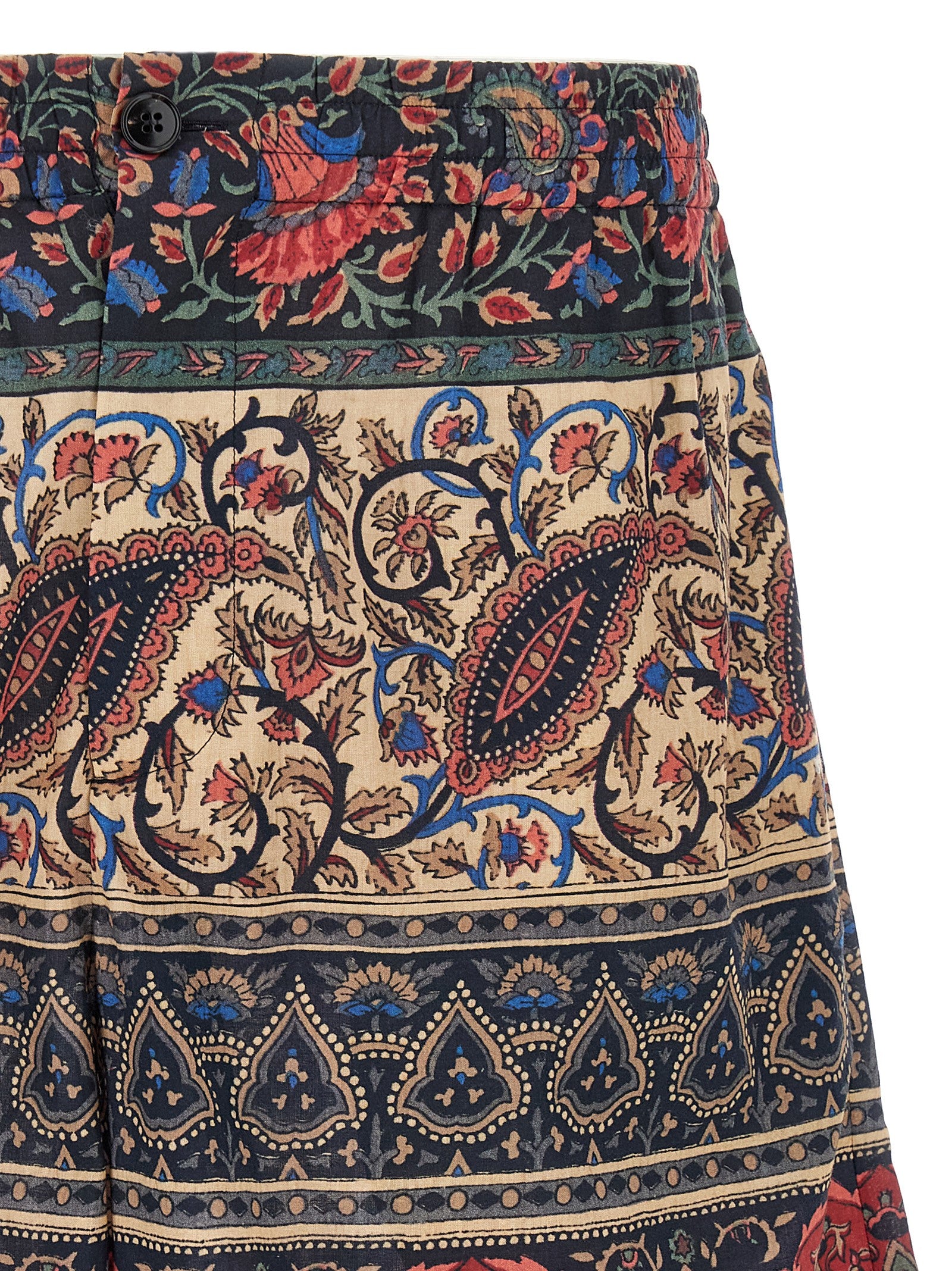 Valentino Garavani Mehrfarbige Baumwoll-Bermudashorts