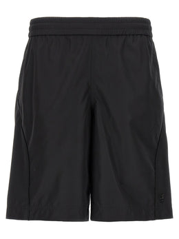 Givenchy Schwarze Bermuda-Shorts aus Polyester