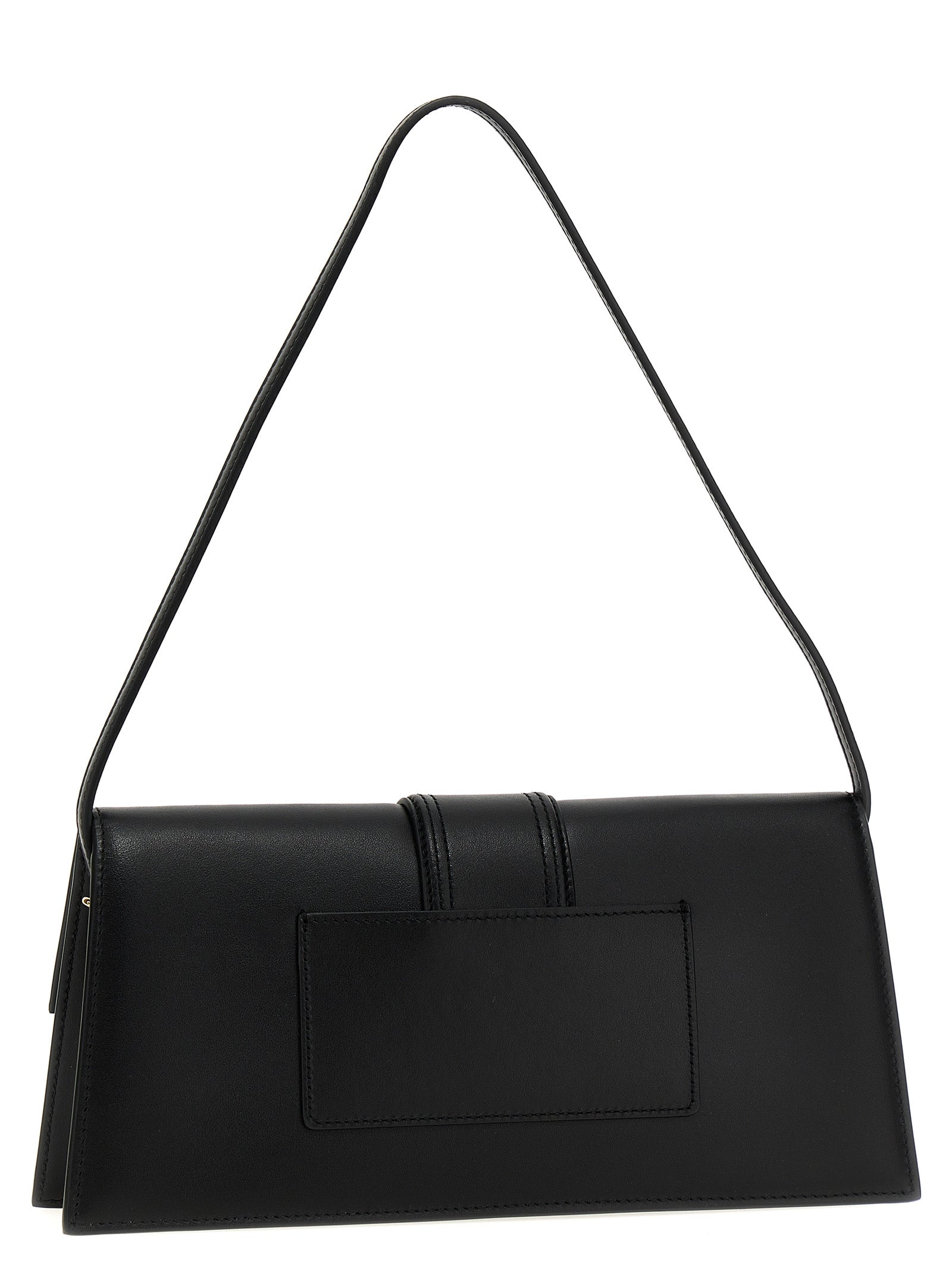 Jacquemus Schwarze Schultertasche aus Rindsleder