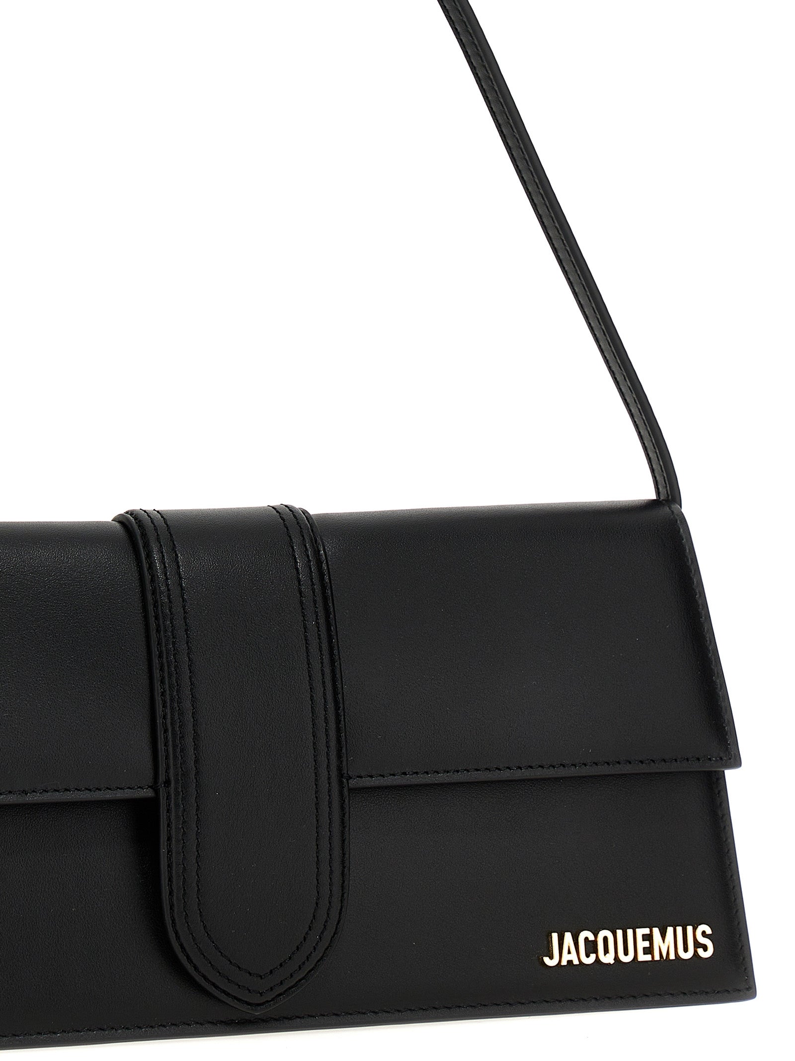 Jacquemus Schwarze Schultertasche aus Rindsleder