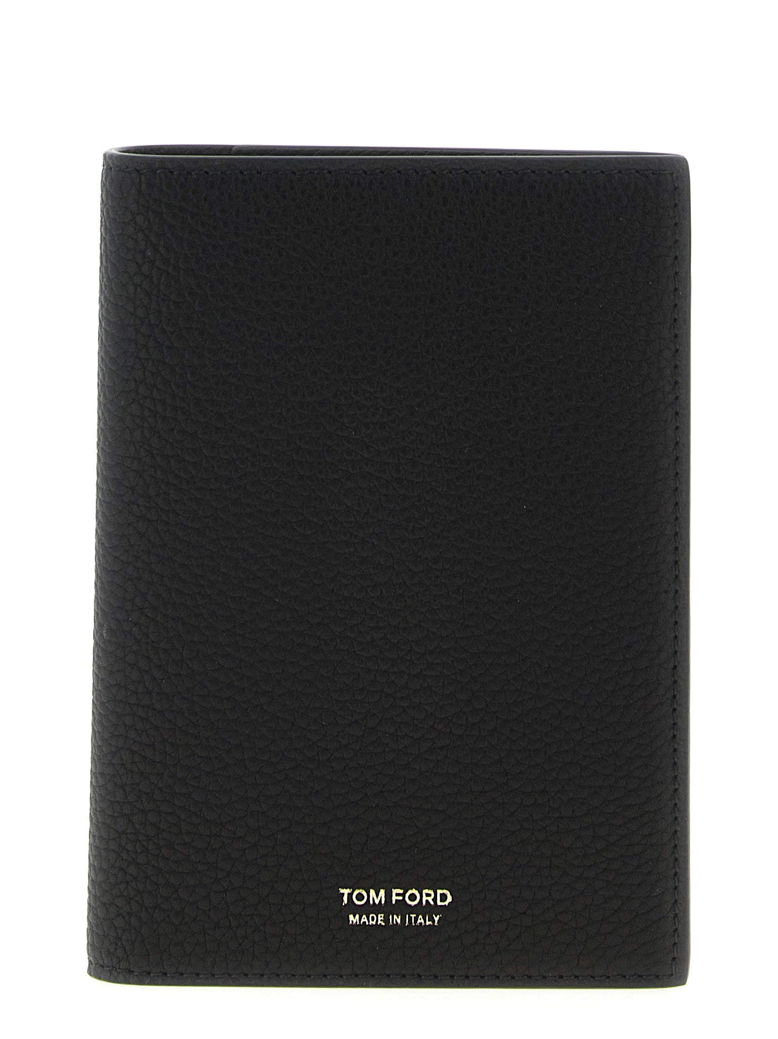 Tom Ford Schwarzes Kalbsleder Portemonnaie