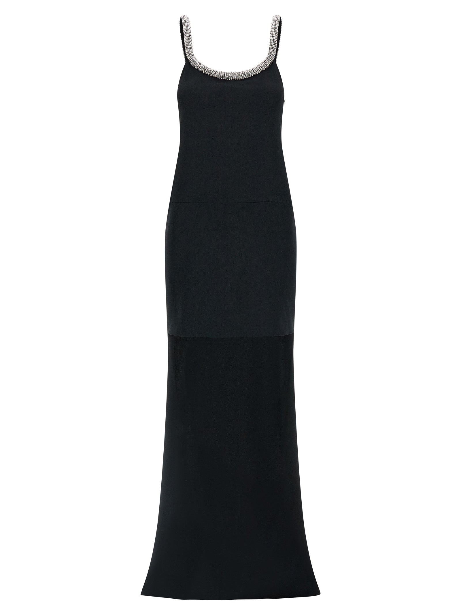 Tom Ford Langes Schwarzes Kleid aus Acetat