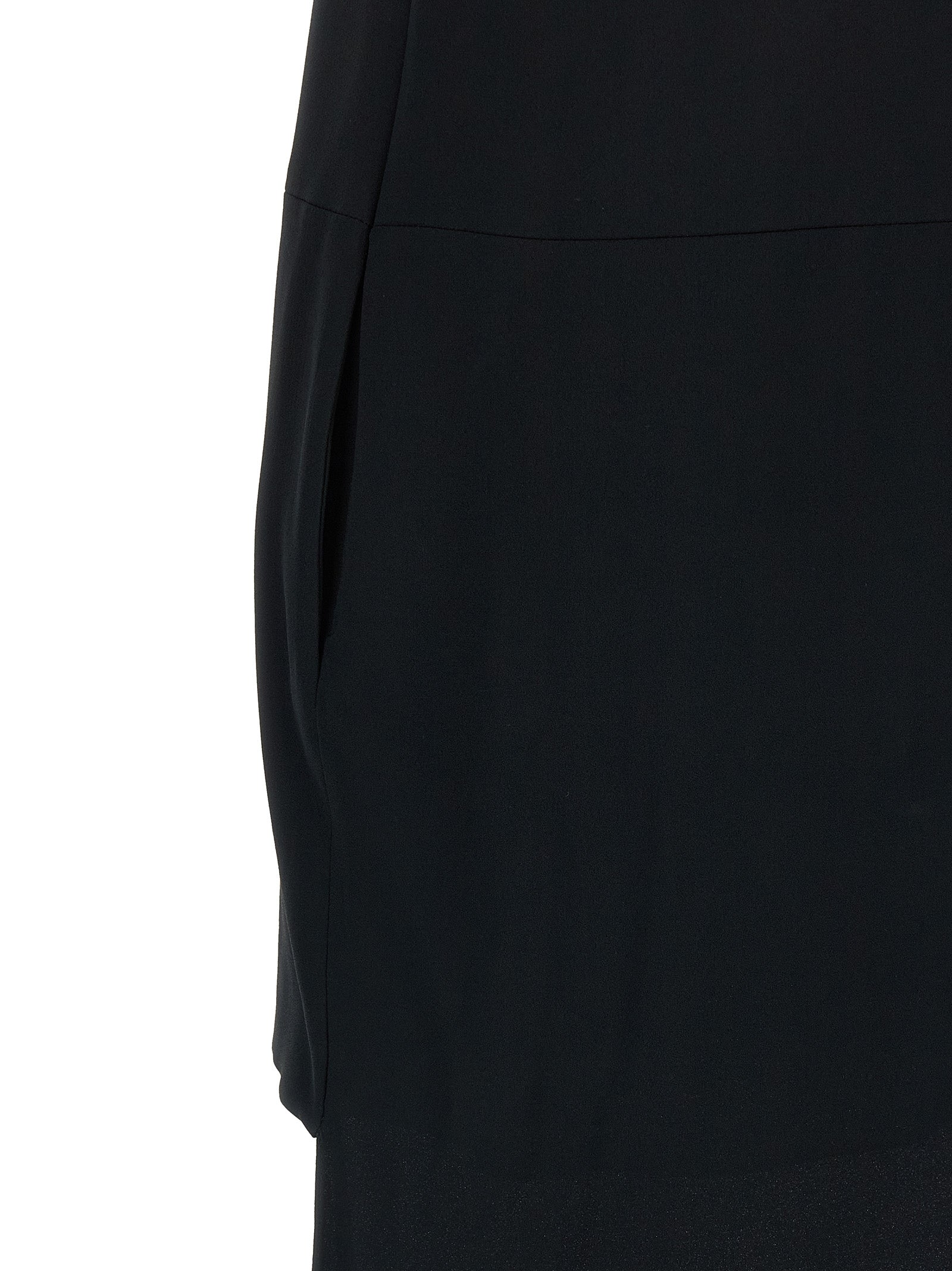 Tom Ford Langes Schwarzes Kleid aus Acetat