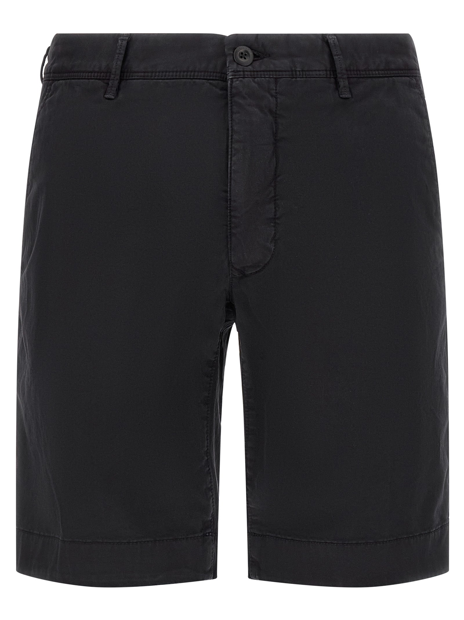 Incotex Blaue Baumwoll-Bermudashorts