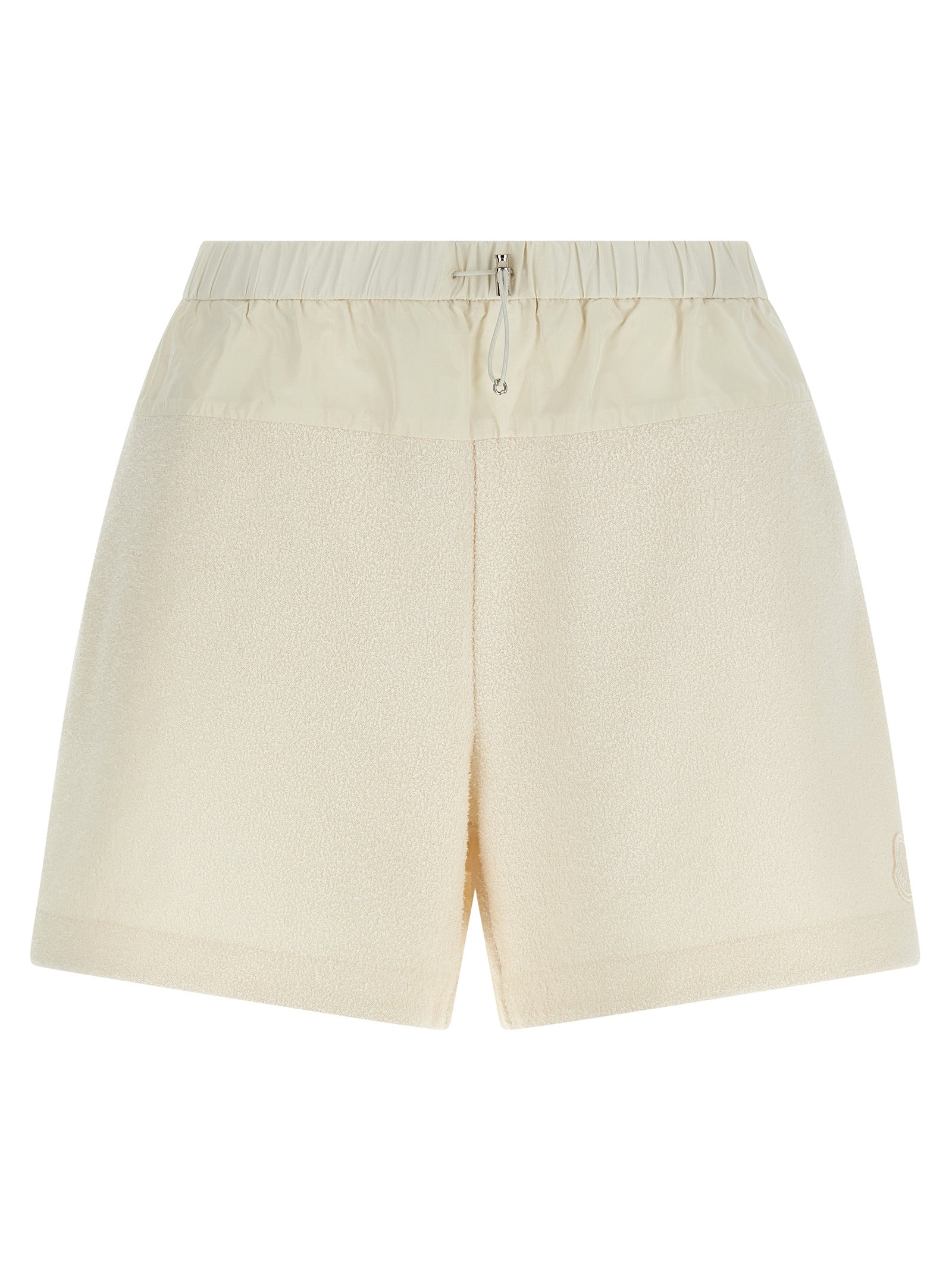 Moncler Weiße Bermuda-Shorts aus Polyester