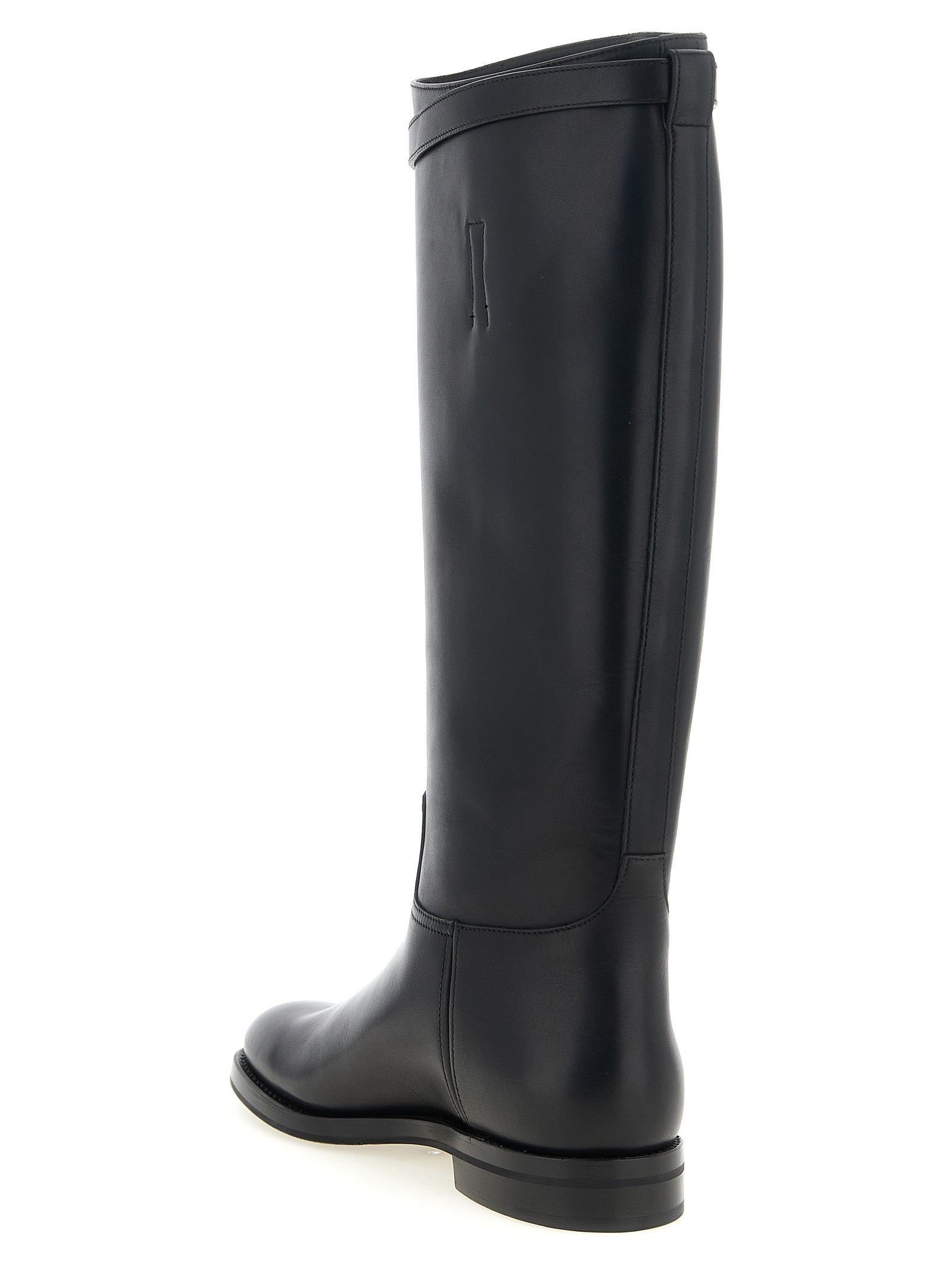 Church's Schwarzes Kalbsleder Over-the-Knee