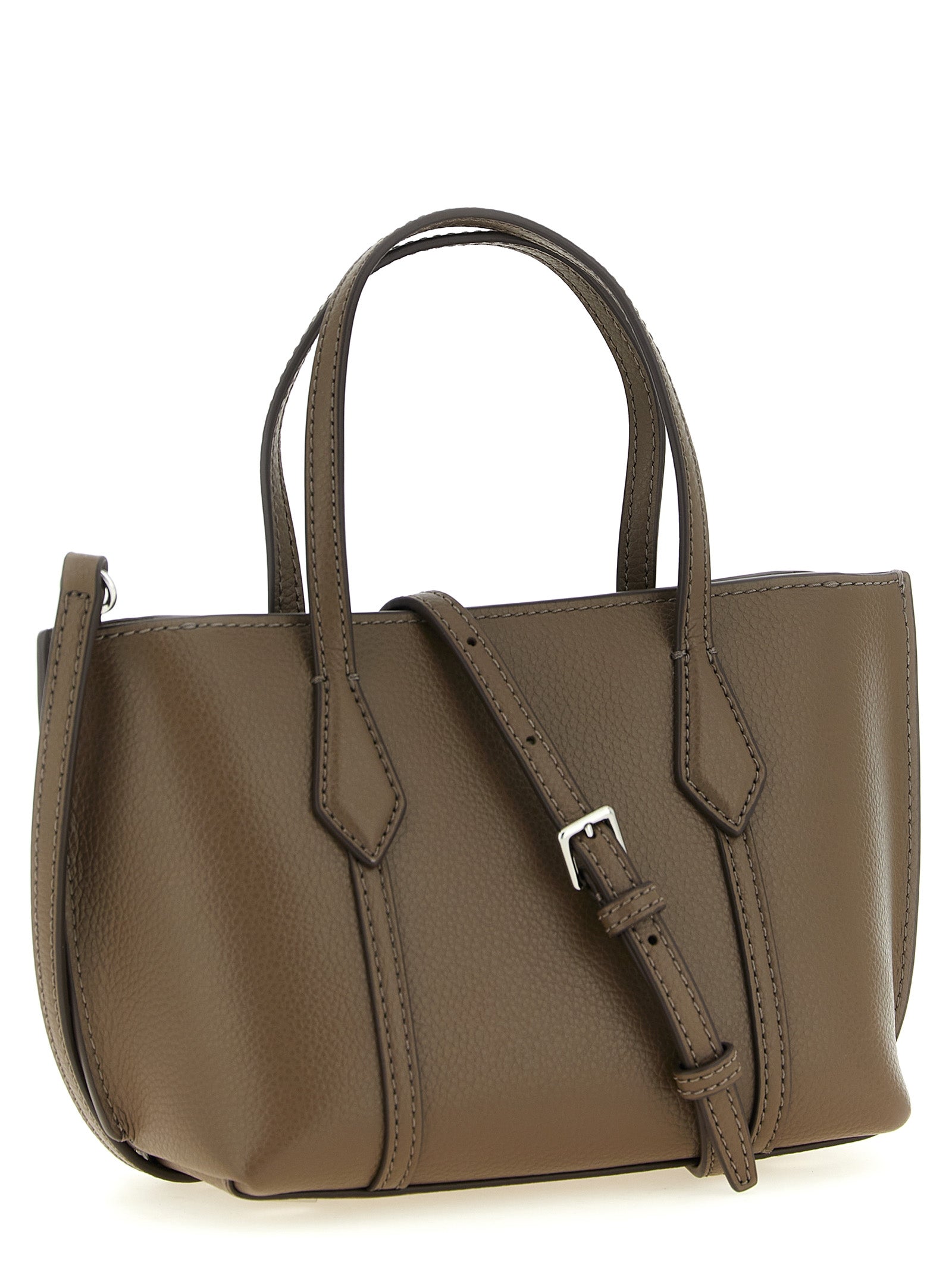 Tory Burch Braune Kalbsleder-Tasche