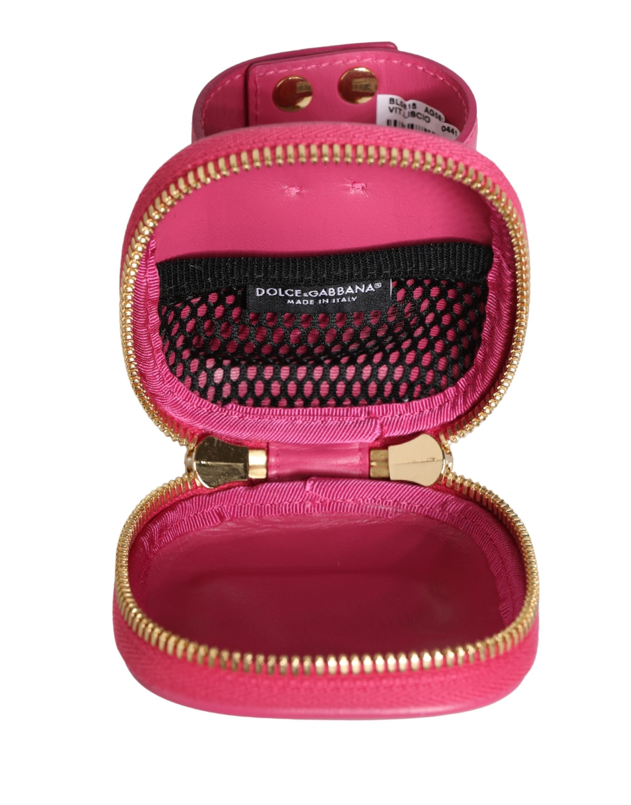Dolce & Gabbana Pinkes Kalbsleder DG Logo MULTIFUNCTIONAL KIT Tasche