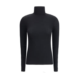 Wolford Schwarzer Wollrollkragenpullover