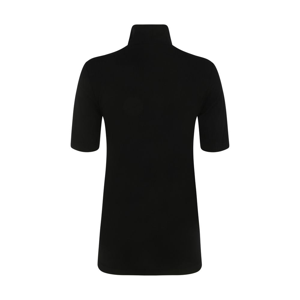 Wolford Schwarzes Synthetik-T-Shirt