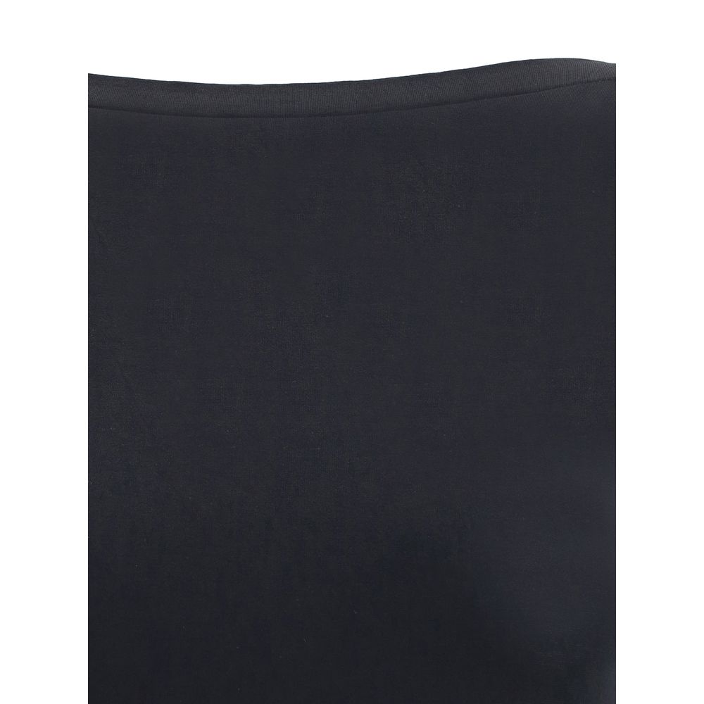 Wolford Ärmelloses T-Shirt aus Modal in Schwarz