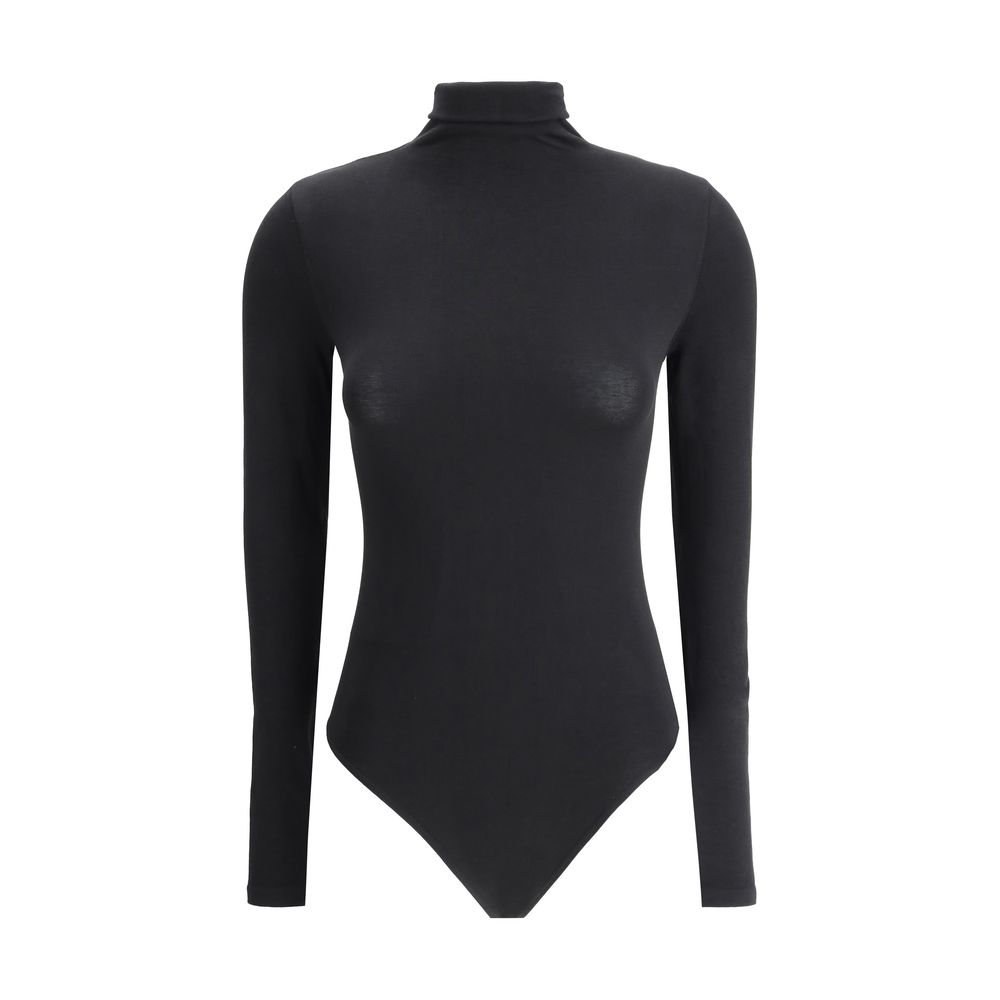 Wolford Schwarzer Baumwollbody