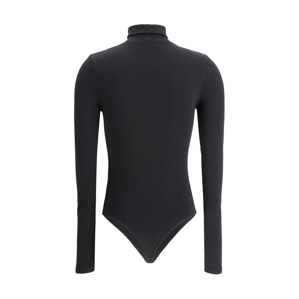 Wolford Schwarzer Baumwollbody