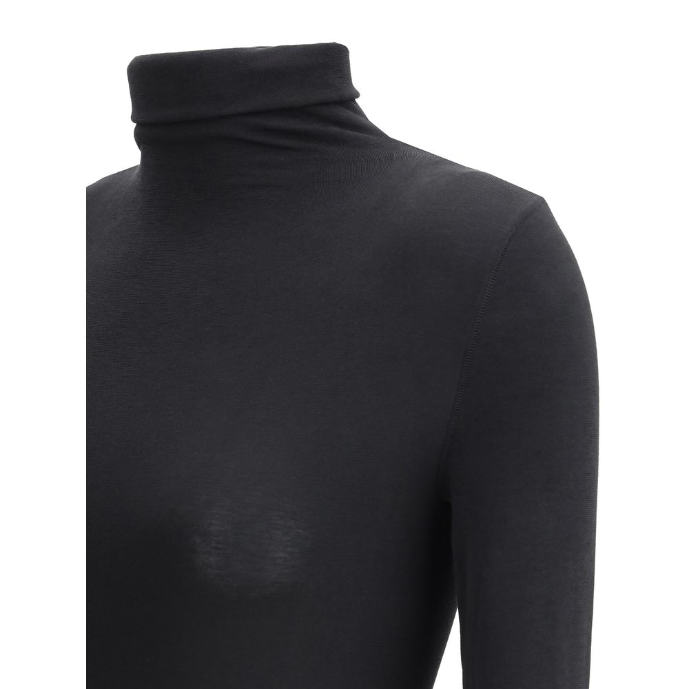 Wolford Schwarzer Baumwollbody