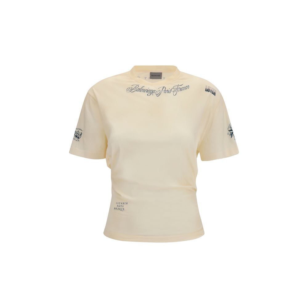 Balenciaga Beiges Baumwoll-T-Shirt