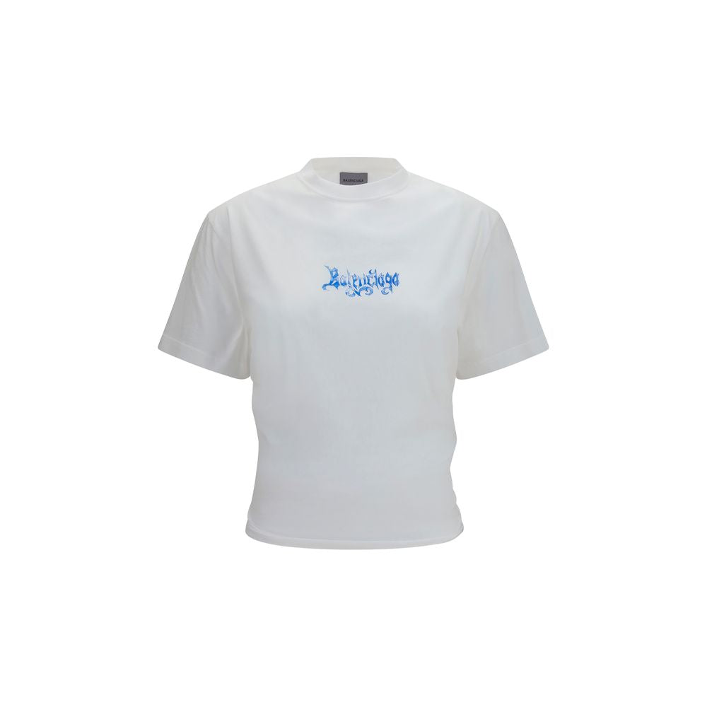 Balenciaga Weißes Baumwoll-T-Shirt