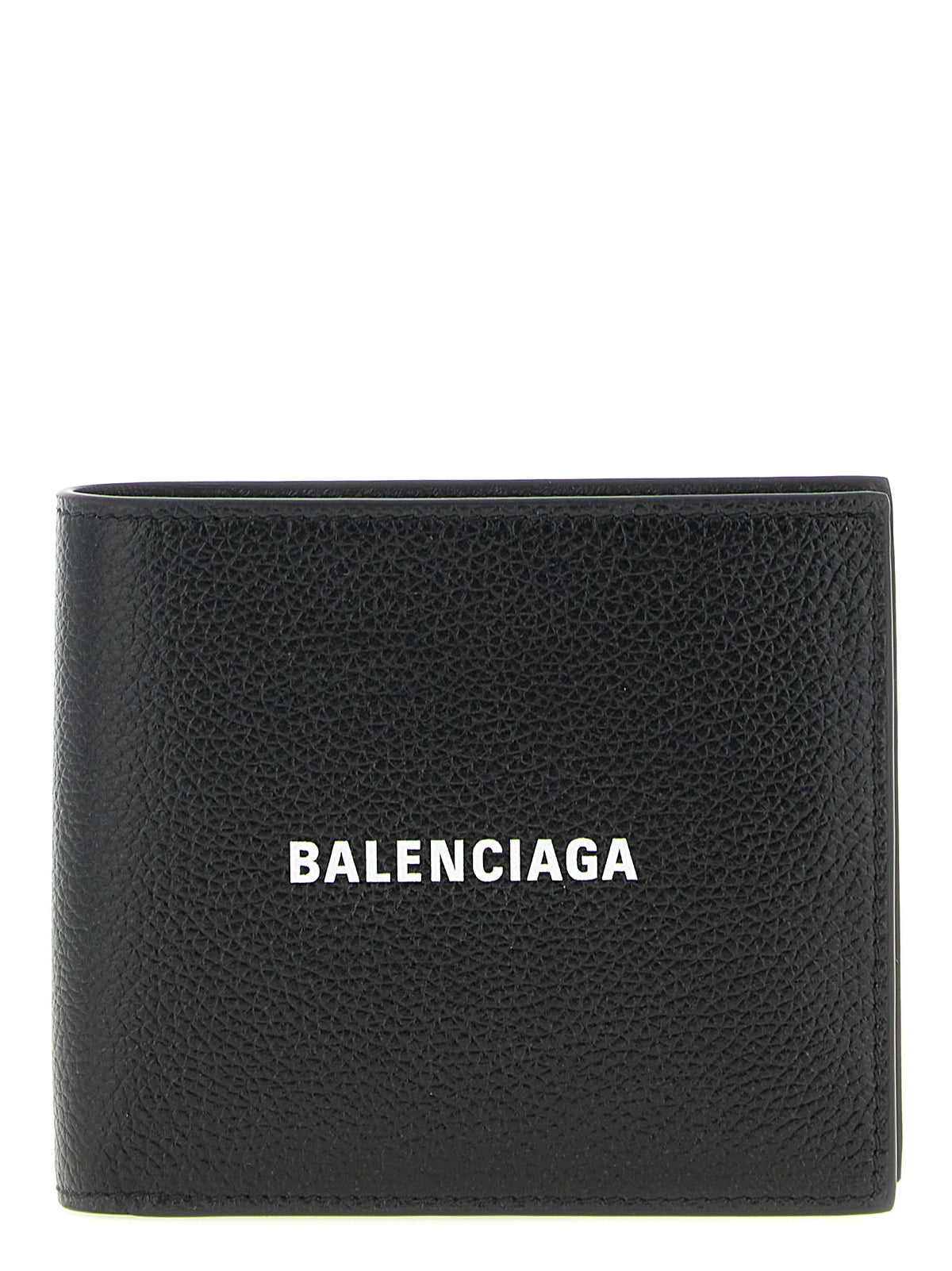 Balenciaga Schwarzes Kalbsleder Portemonnaie