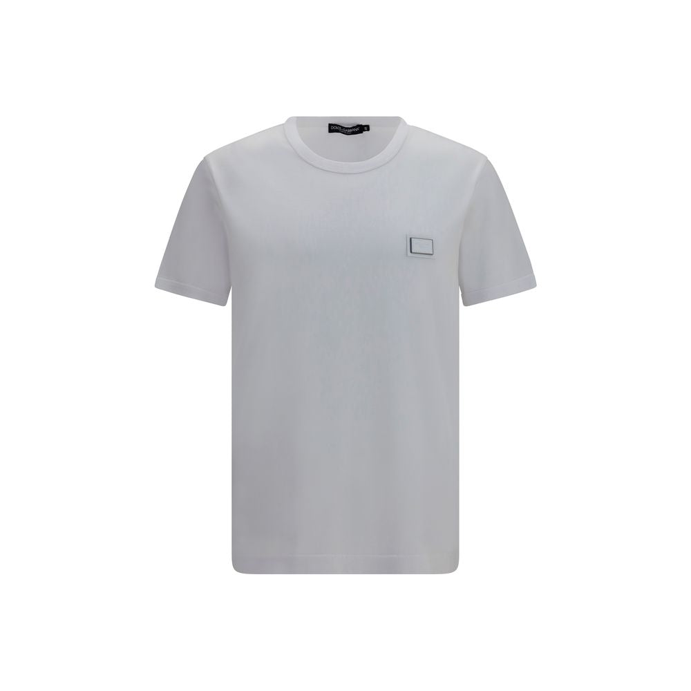 Dolce & Gabbana Weißes Baumwoll-T-Shirt