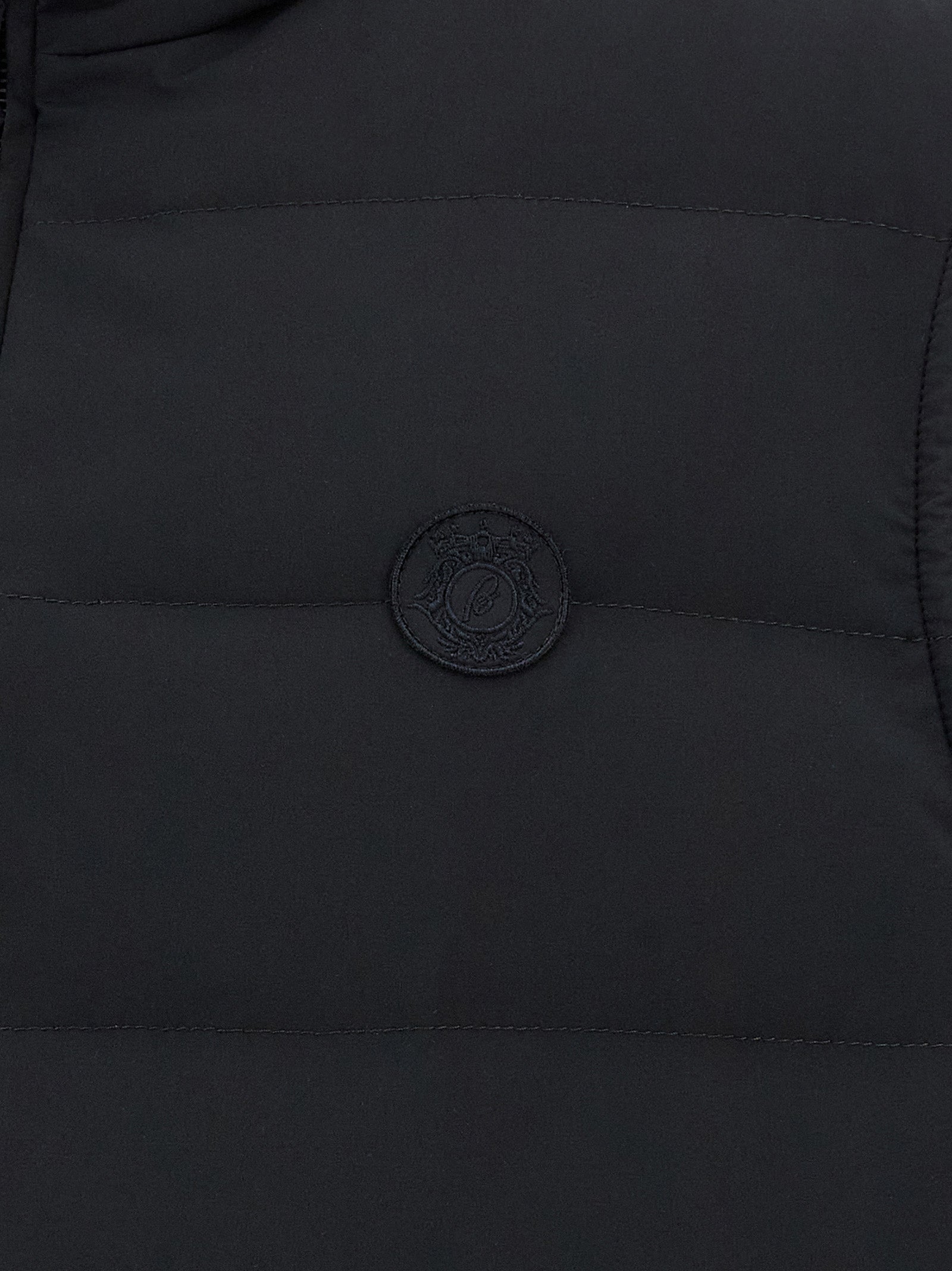 Brioni Ärmellose blaue Jacke aus Polyester