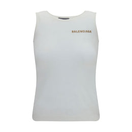 Balenciaga Weiße Baumwoll-Tanktops