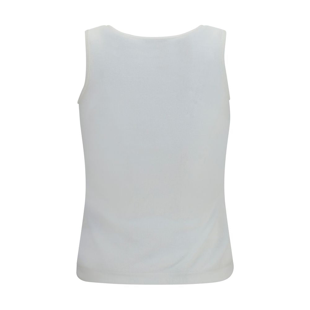 Balenciaga Weiße Baumwoll-Tanktops