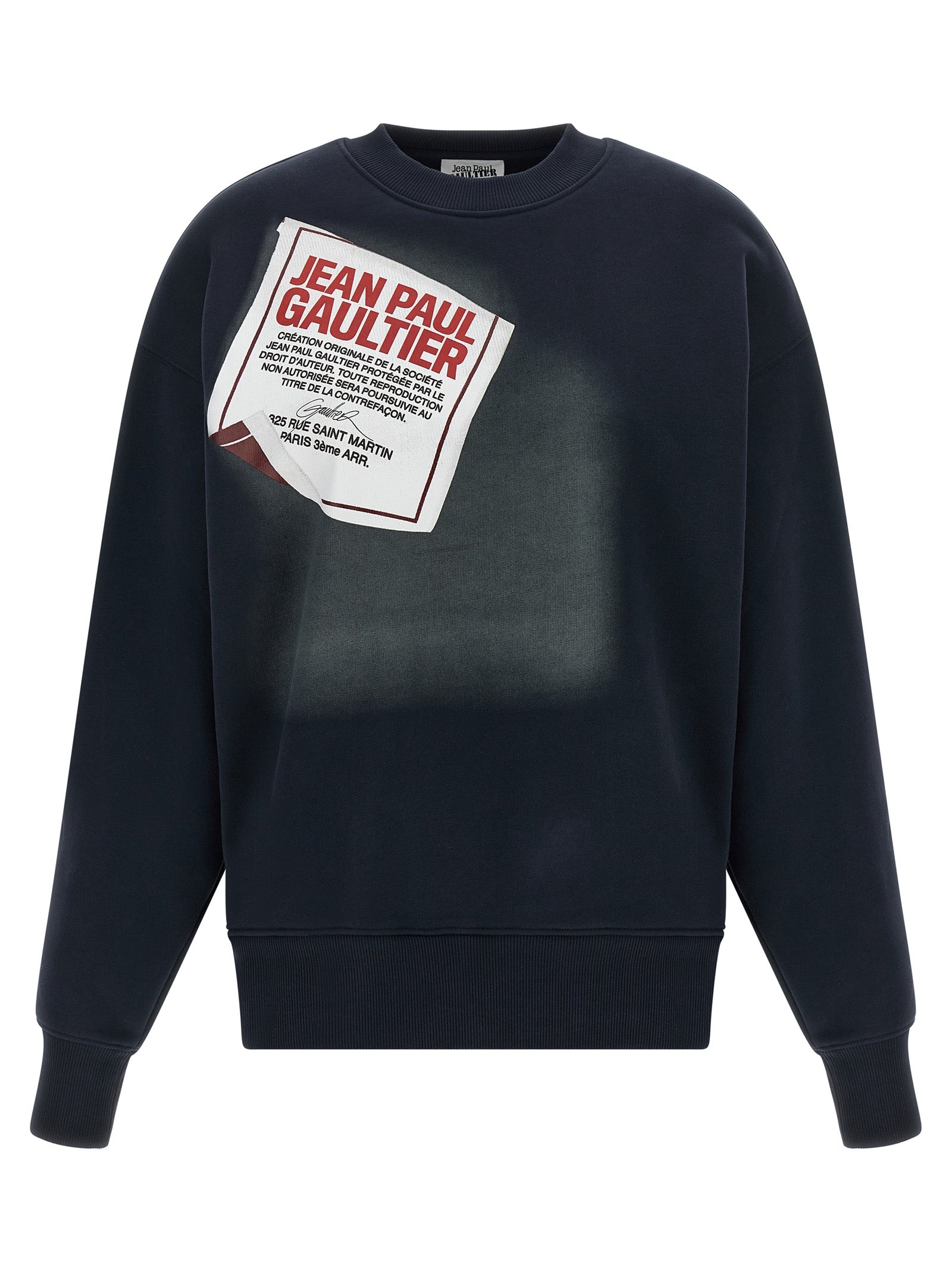 Jean Paul Gaultier Blauer Baumwoll-Sweatshirt