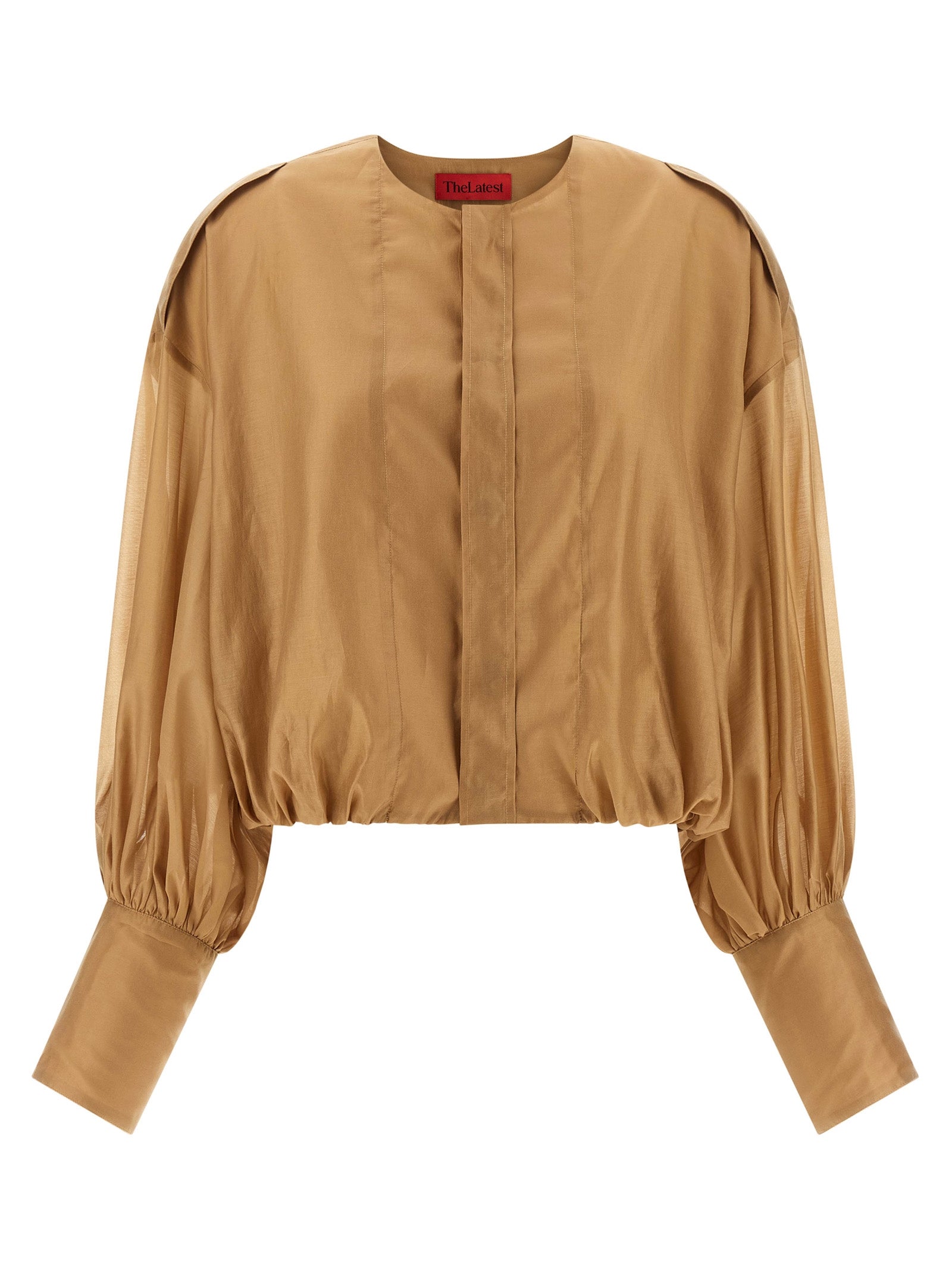 THELATEST Beige Lyocell-Bluse
