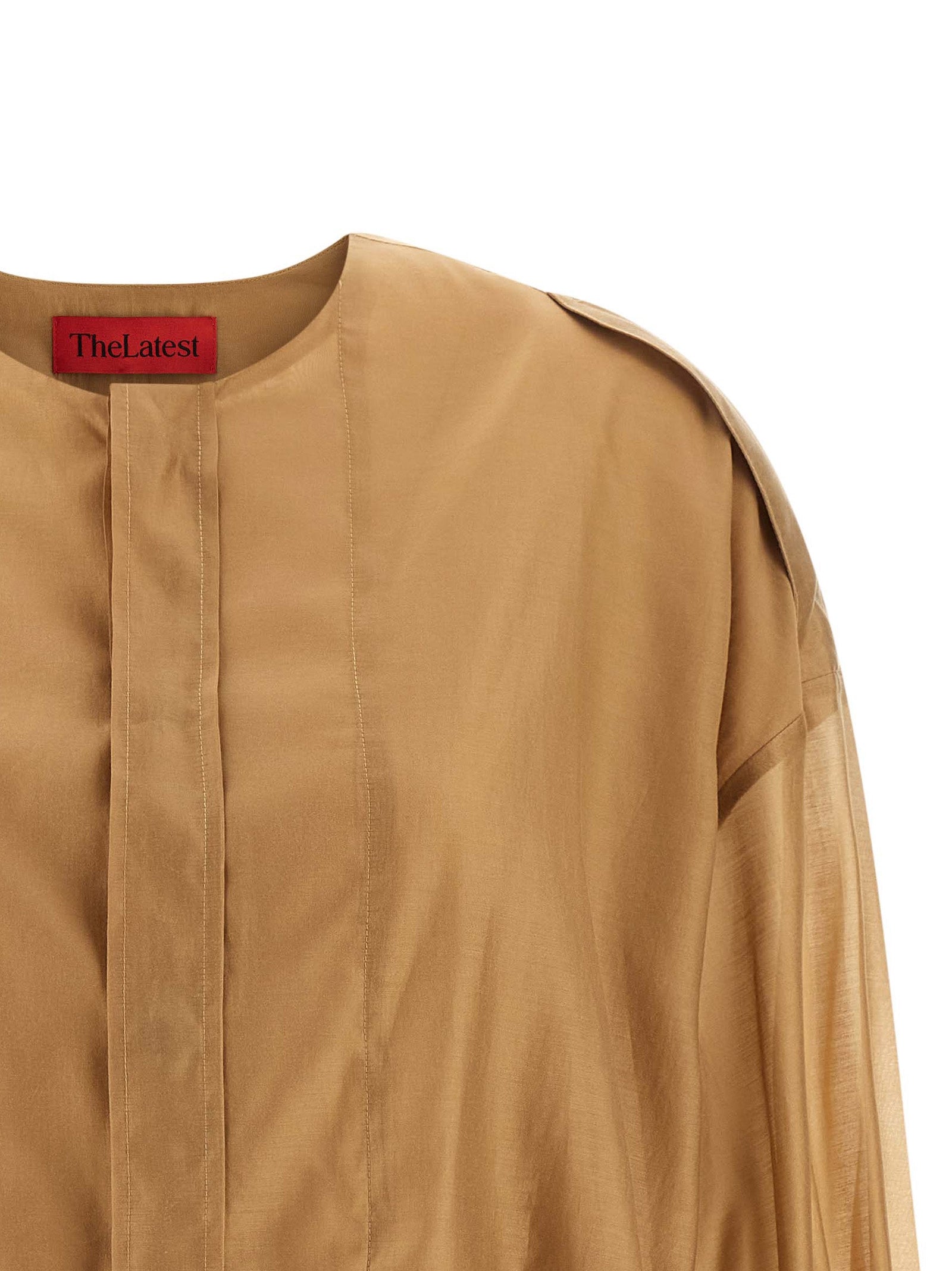 THELATEST Beige Lyocell-Bluse