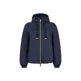 Herno Blaue Polyamid-Jacke in voller Länge