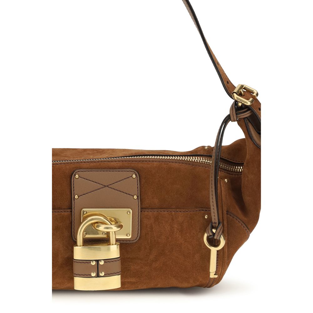 Chloé Braune Kalbsleder Bos Taurus Schultertasche