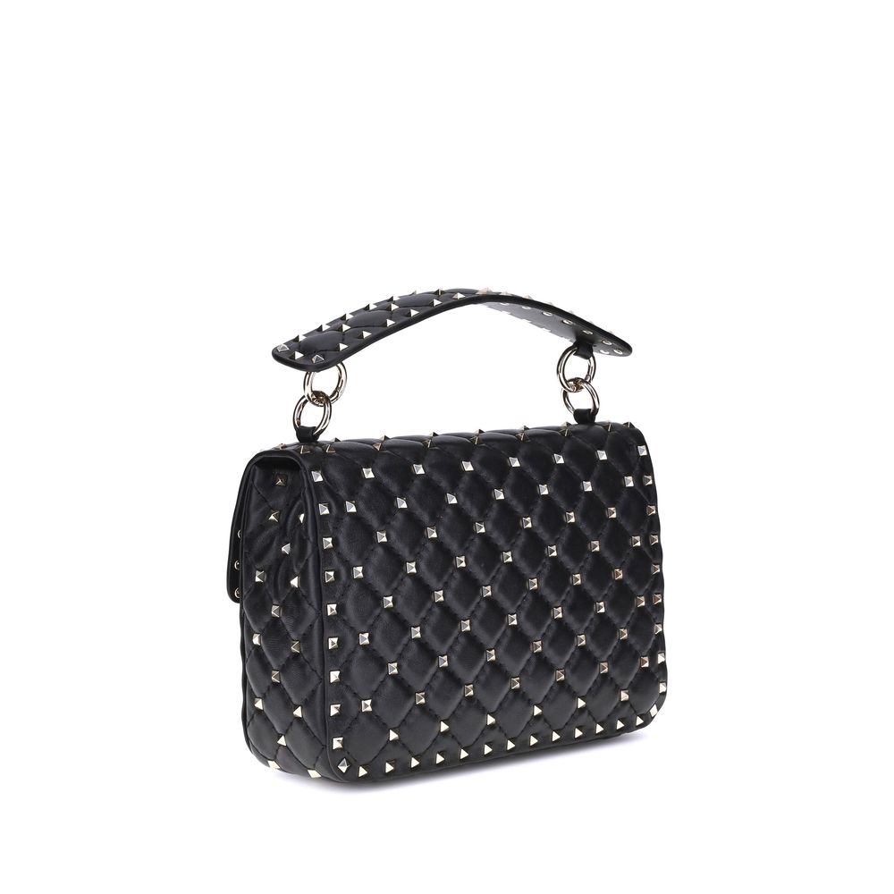 Valentino Garavani Schwarze Lammleder Handtasche Ovis Aries Aries