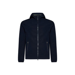 Herno Blaue Shell-Jacke aus Elasthan