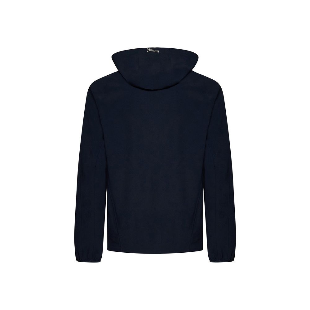 Herno Blaue Shell-Jacke aus Elasthan